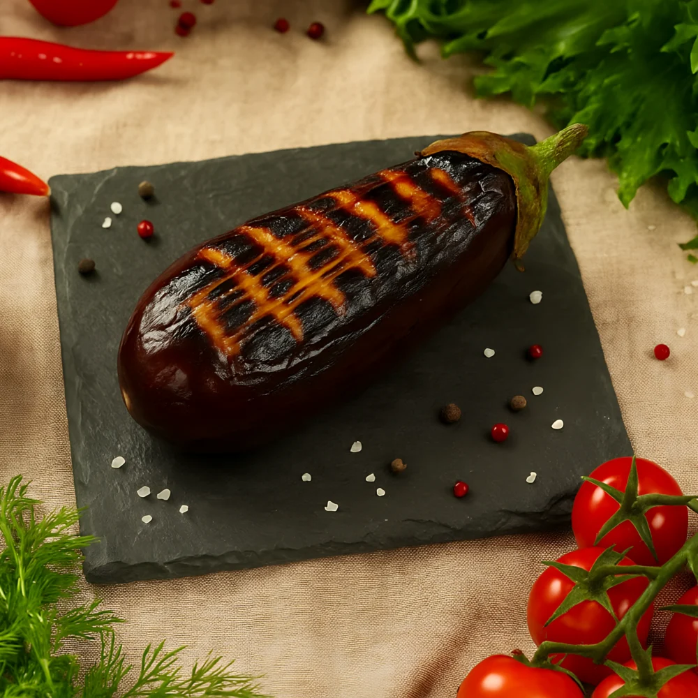 Баклажани на мангалі