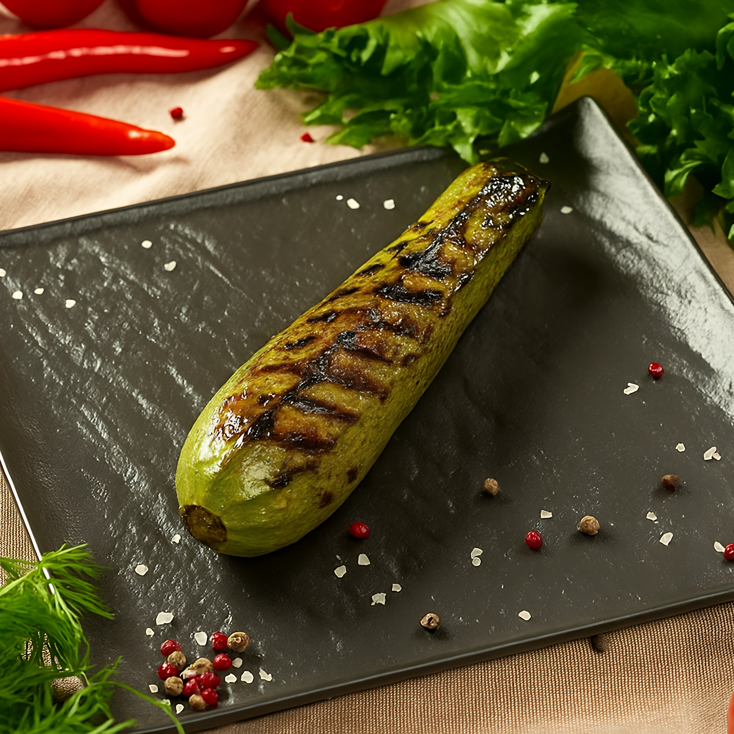 Кабачки на мангалі